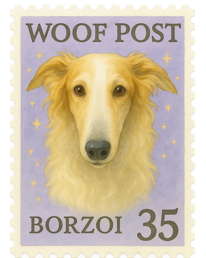 WOOF POST - ボルゾイ（デジタルデータ）