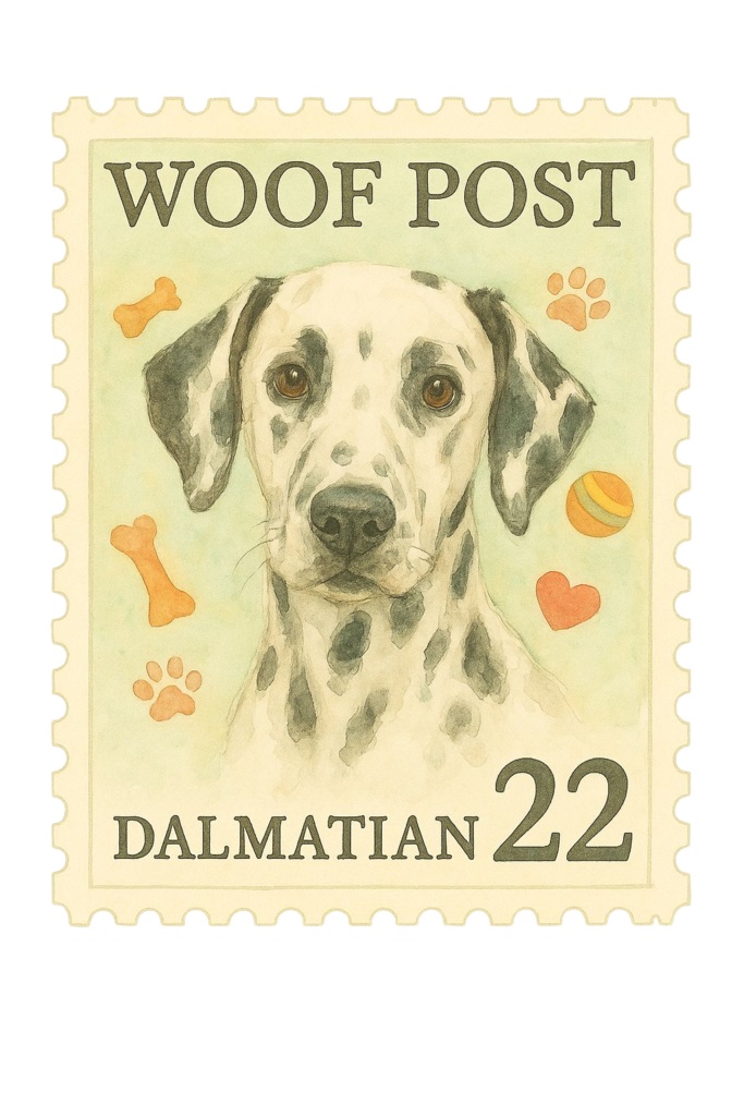 WOOF POST - ダルメシアン（デジタルデータ）