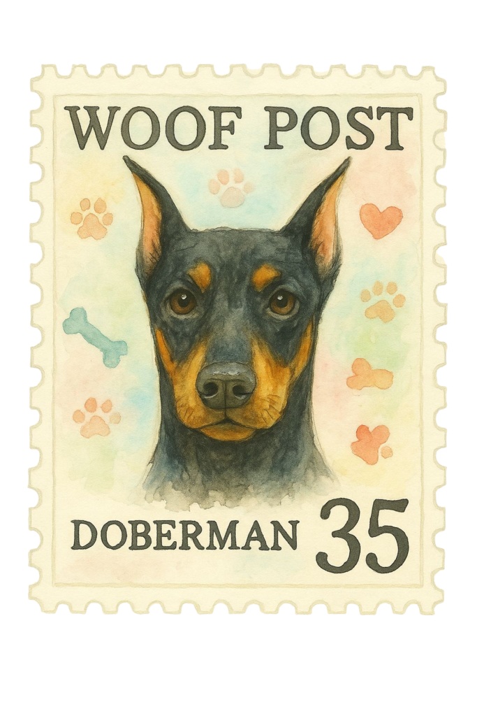 WOOF POST - ドーベルマン（デジタルデータ）