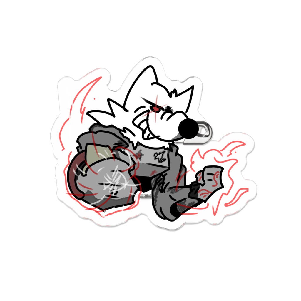 指揮官ドギーアクリルバッヂ