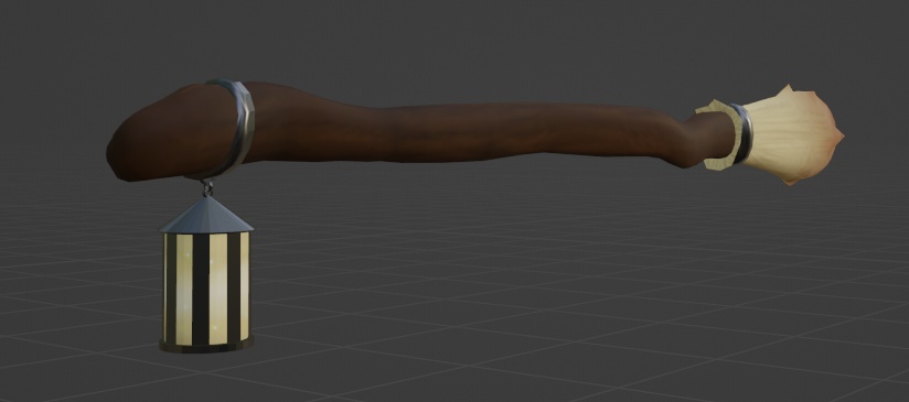 Low Poly Witch's Broom