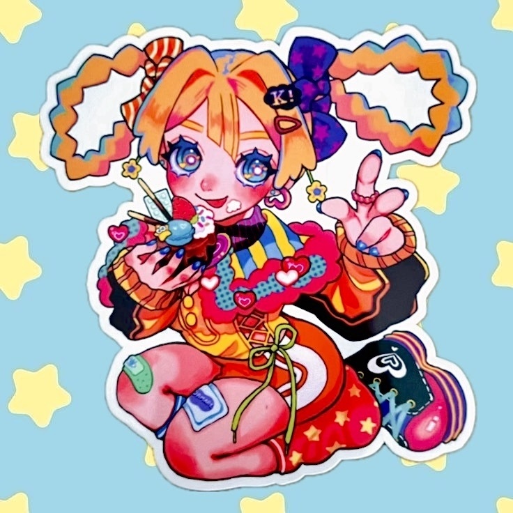 1名限定💛きいかちゃんアクスタ&ステッカー💛(おまけ付)