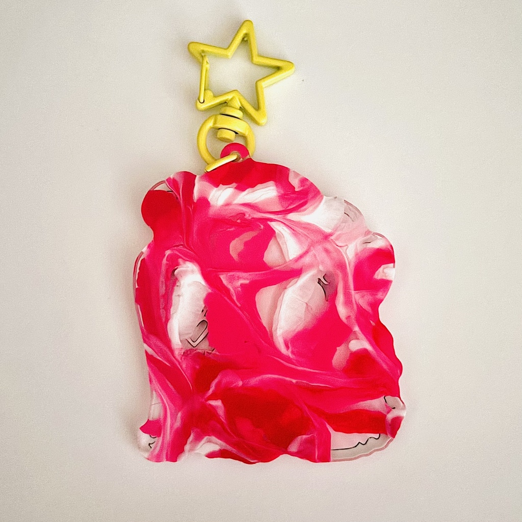 💜ぱぺっとちゃんマーブルアクキー💜(ポスカ3枚付)