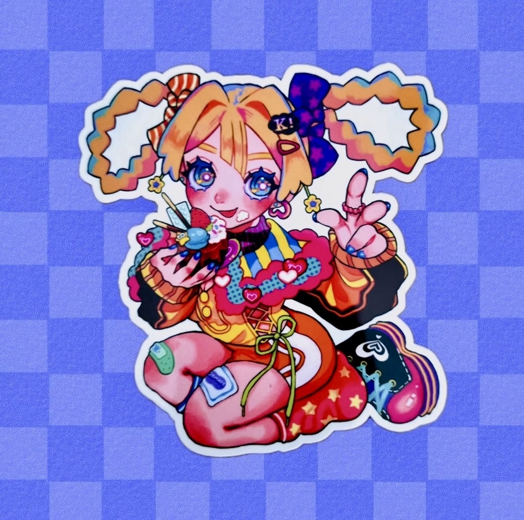 新イラスト本B5 46ページ&10cmステッカー付で100円引❤️🔥お得セット💙