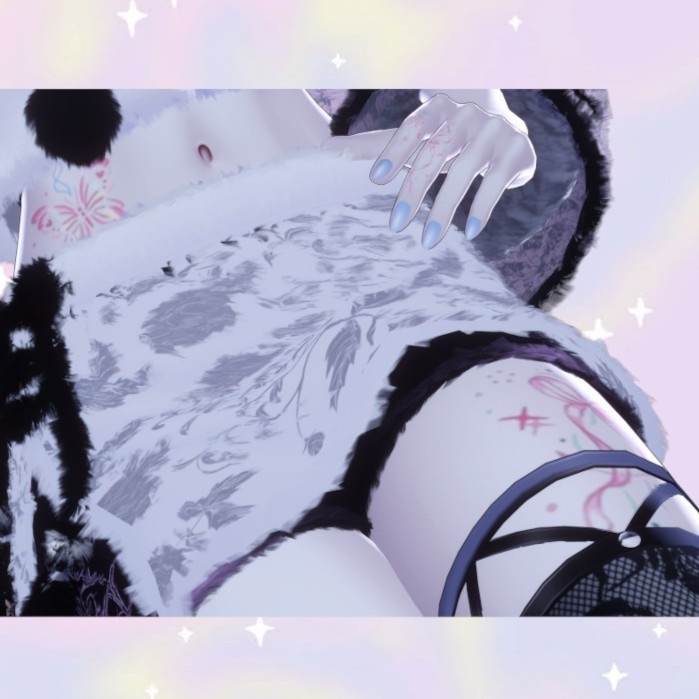 Butterfly-ribbon/Color tattoo【デカール】