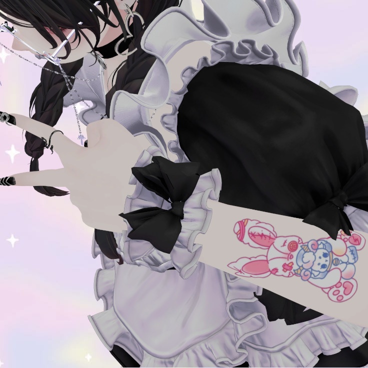 USA☆HITSUJI /Color tattoo【デカール】