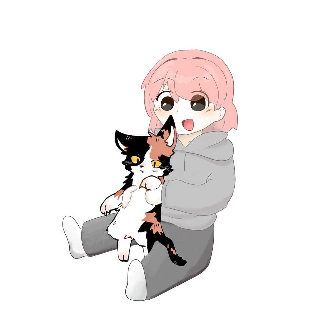 とおぬ亭限定ステッカー/ねこ①