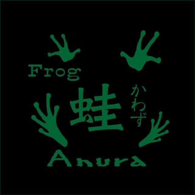カエルワンポイントTシャツ「赤目雨蛙」