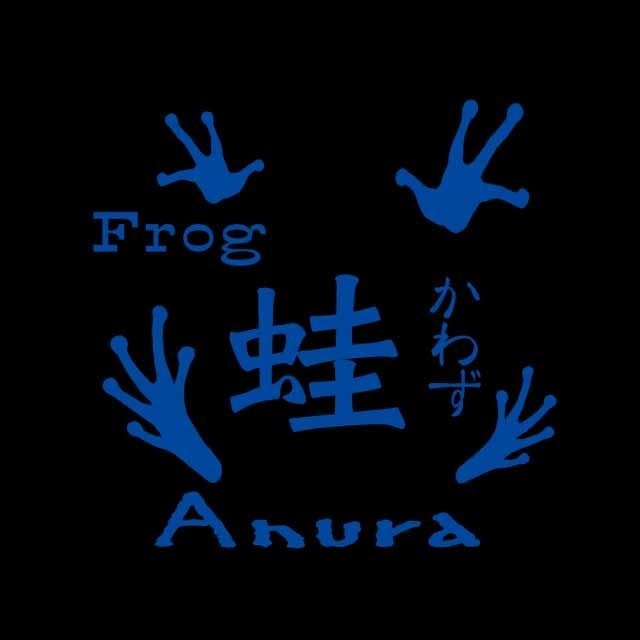 石紺青矢毒蛙(コバルトヤドクガエル) ワンポイントTシャツ