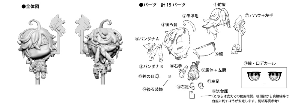 キィニチ/原神(未塗装・未組み立てガレージキット)