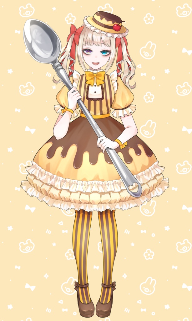 【Vtuber素材】プリンワンピース