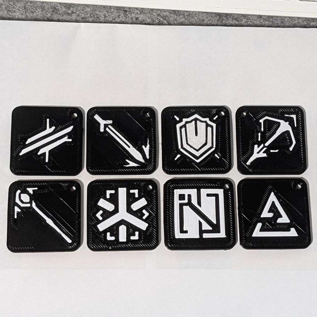 職分キーホルダー(全８種)