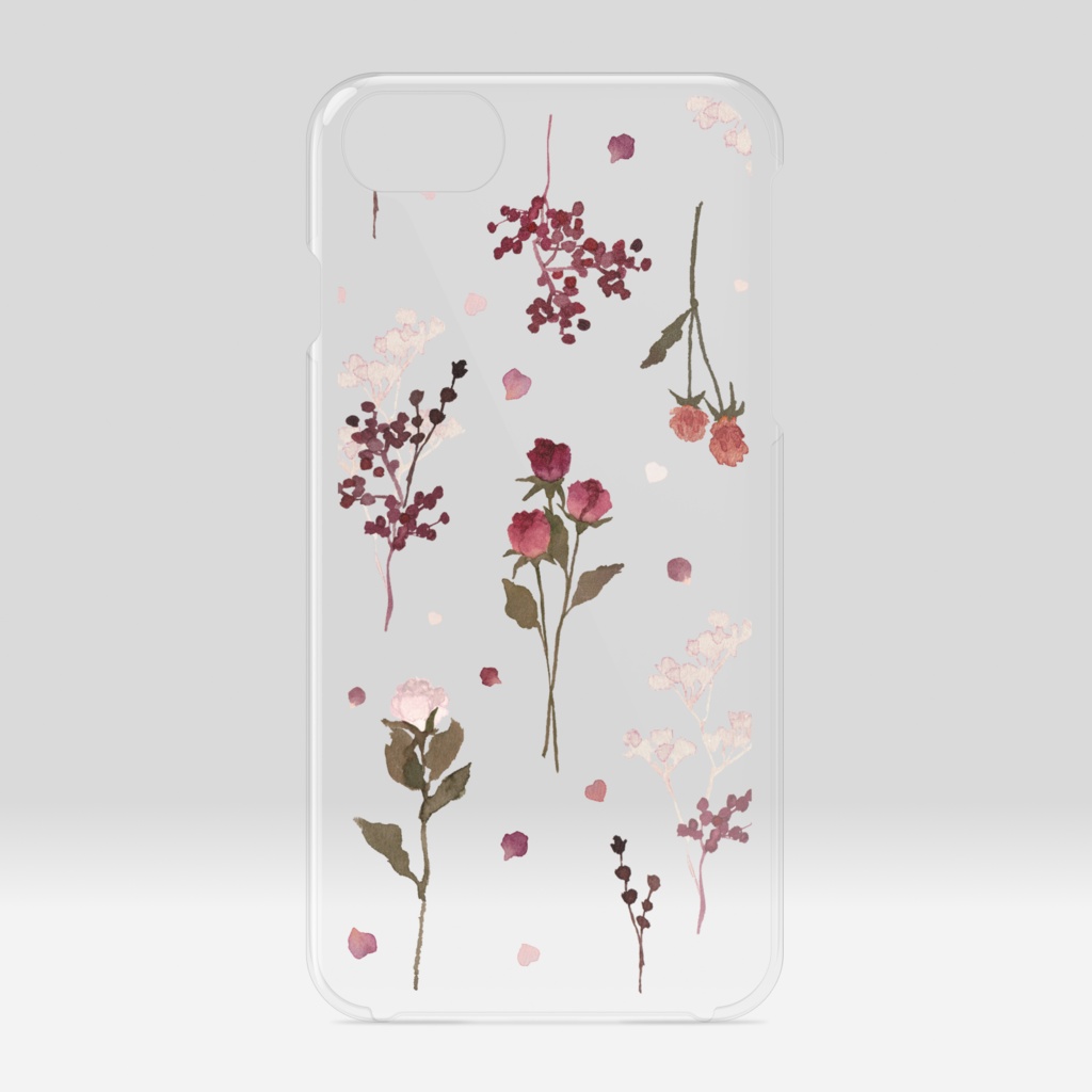 昼下がりの赤薔薇ブーケ/クリア