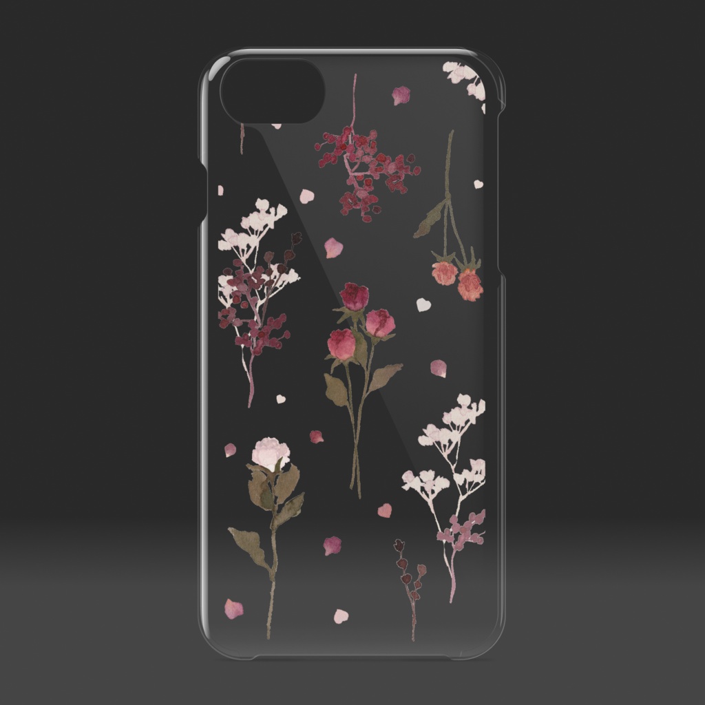 昼下がりの赤薔薇ブーケ/クリア