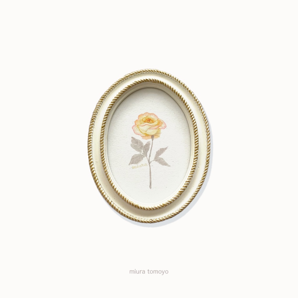 【原画】黄色のバラ