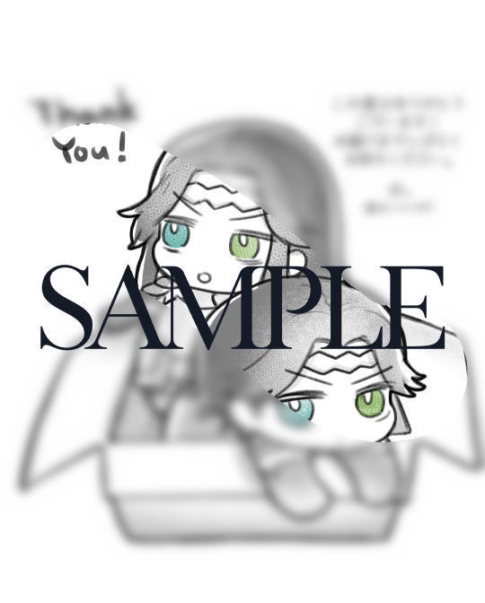 ロイター(長髪)ミニキャラステッカー