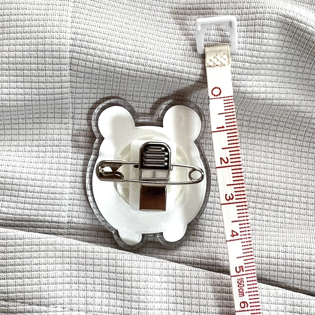 うさっぱ クリップバッジ