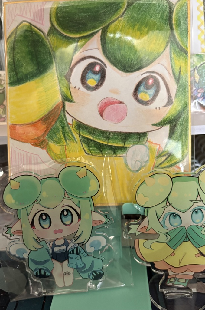 リデルさん色紙、アクスタセット①