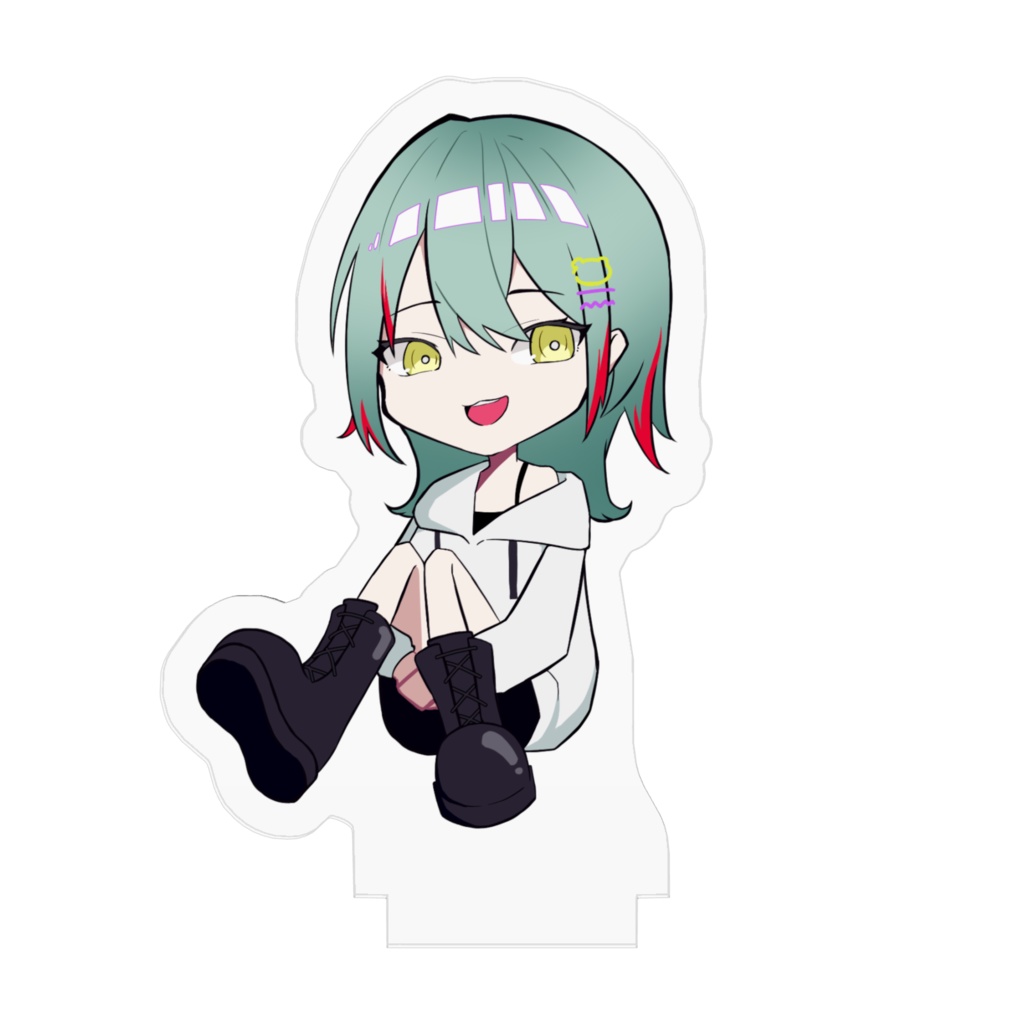 お座りアクスタ