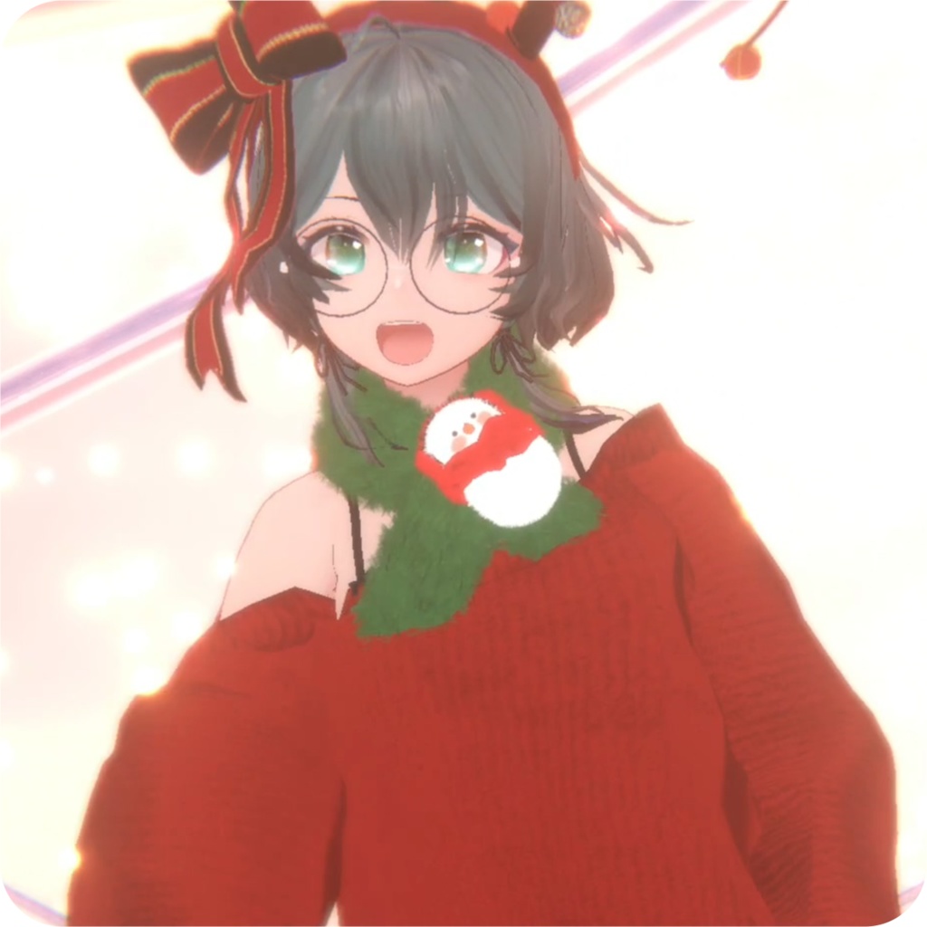 christmas muffler(santa/snowman) 크리스마스 머플러(산타/눈사람)
