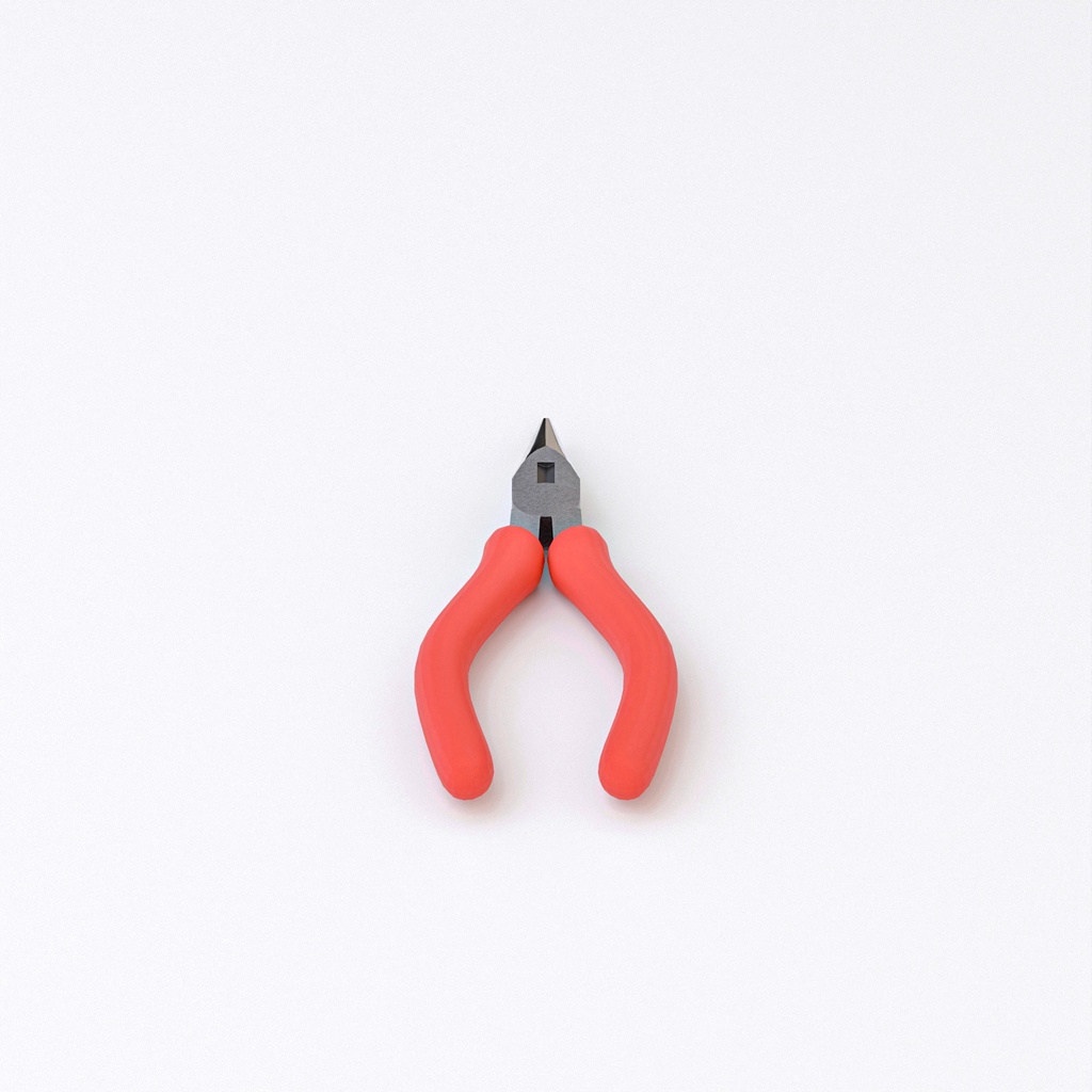 ラジオペンチ(ペンチ)【3Dモデル】