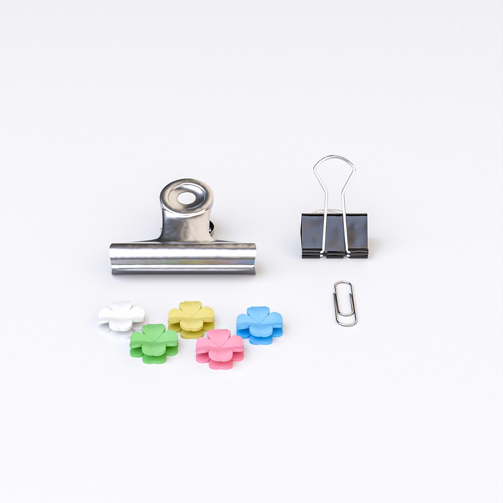 クリップ【3Dモデル】