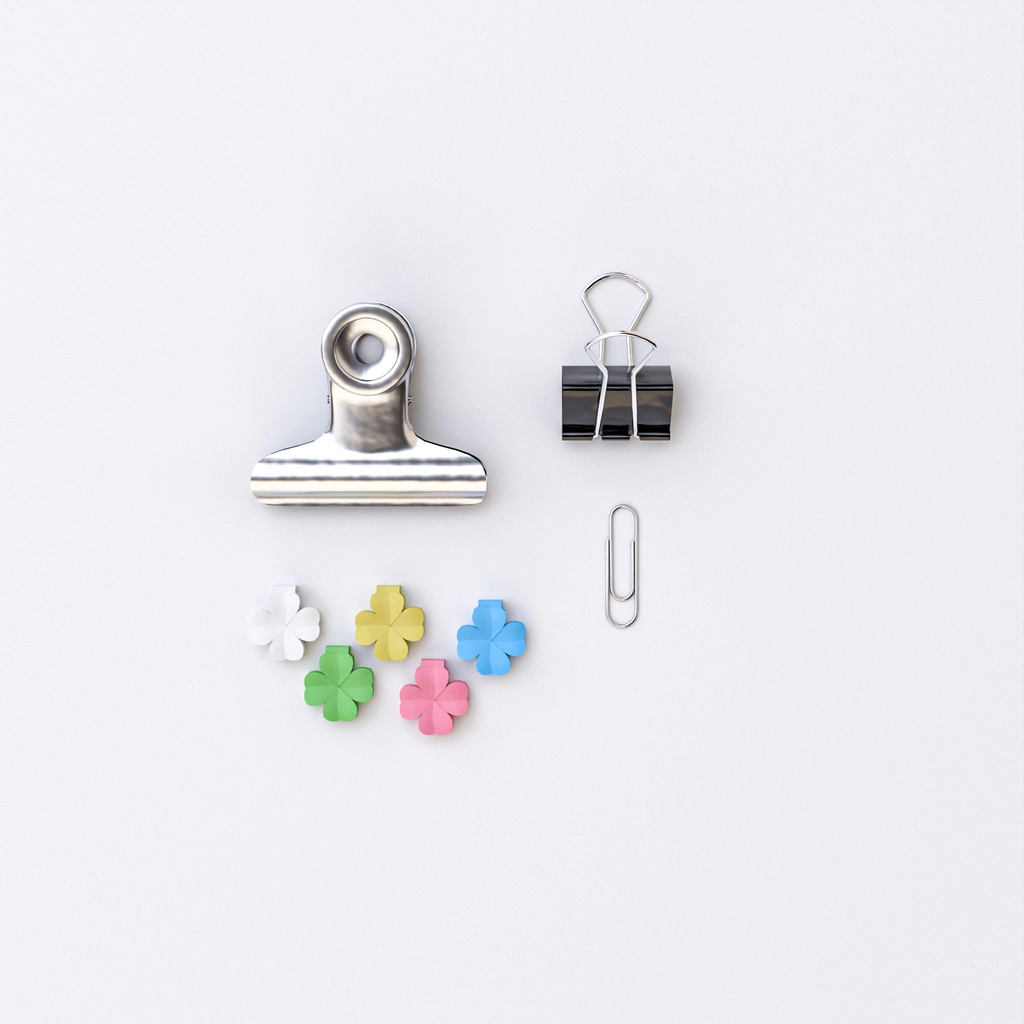 クリップ【3Dモデル】