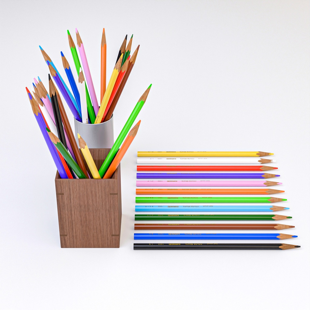 ペンセット【3Dモデル】