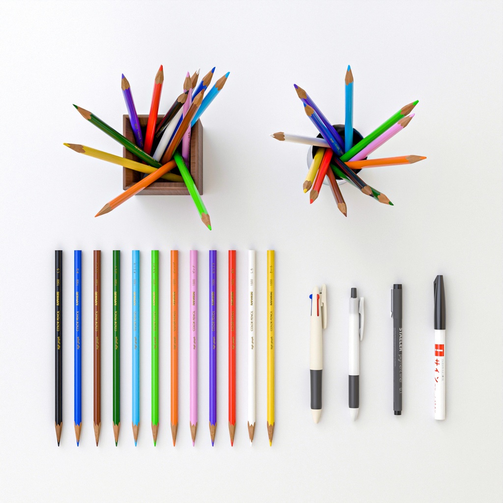 ペンセット【3Dモデル】