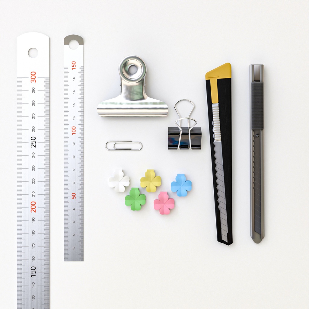 カッターナイフセット【3Dモデル】