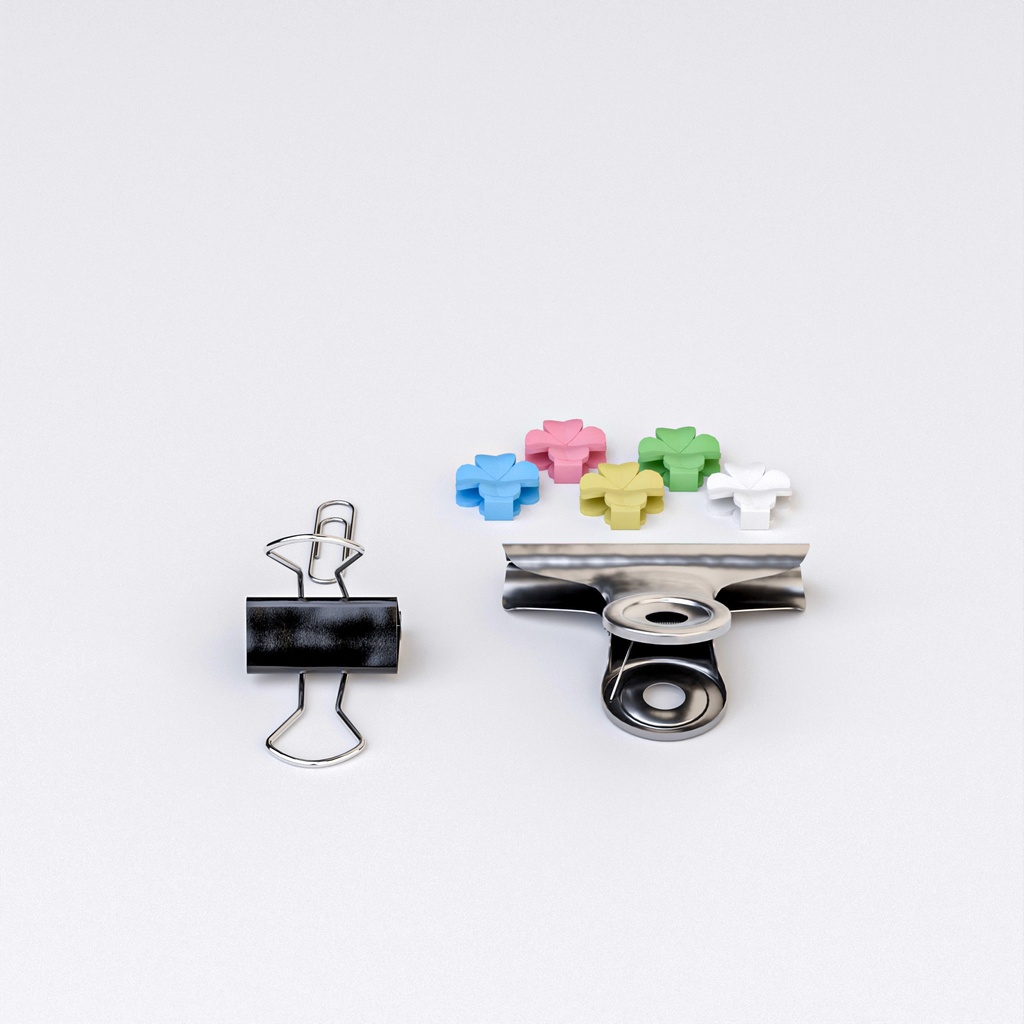 カッターナイフセット【3Dモデル】