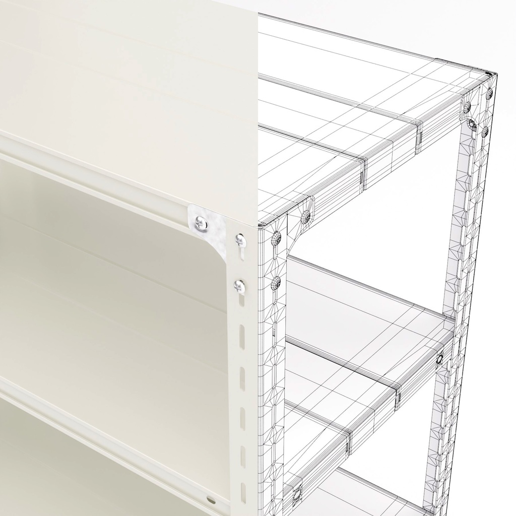 スチールラック【3Dモデル】