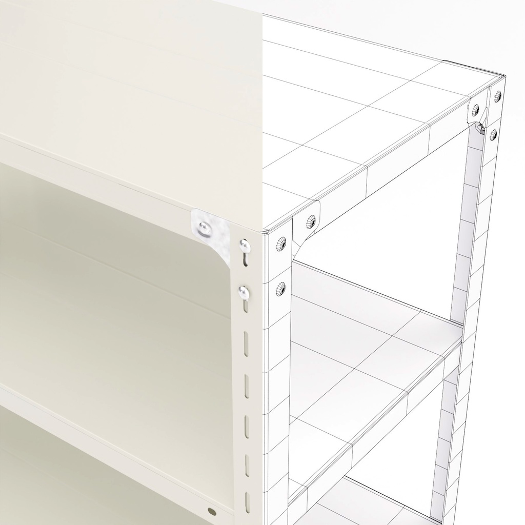 スチールラック【3Dモデル】