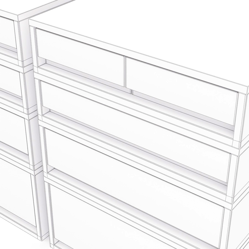 書類ケース 3タイプ【3Dモデル】