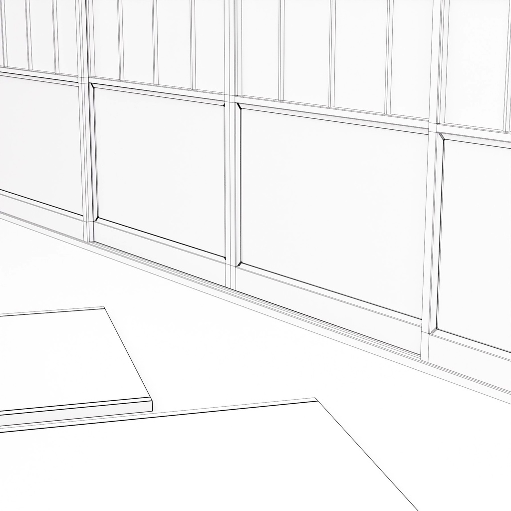 障子と畳【3Dモデル】