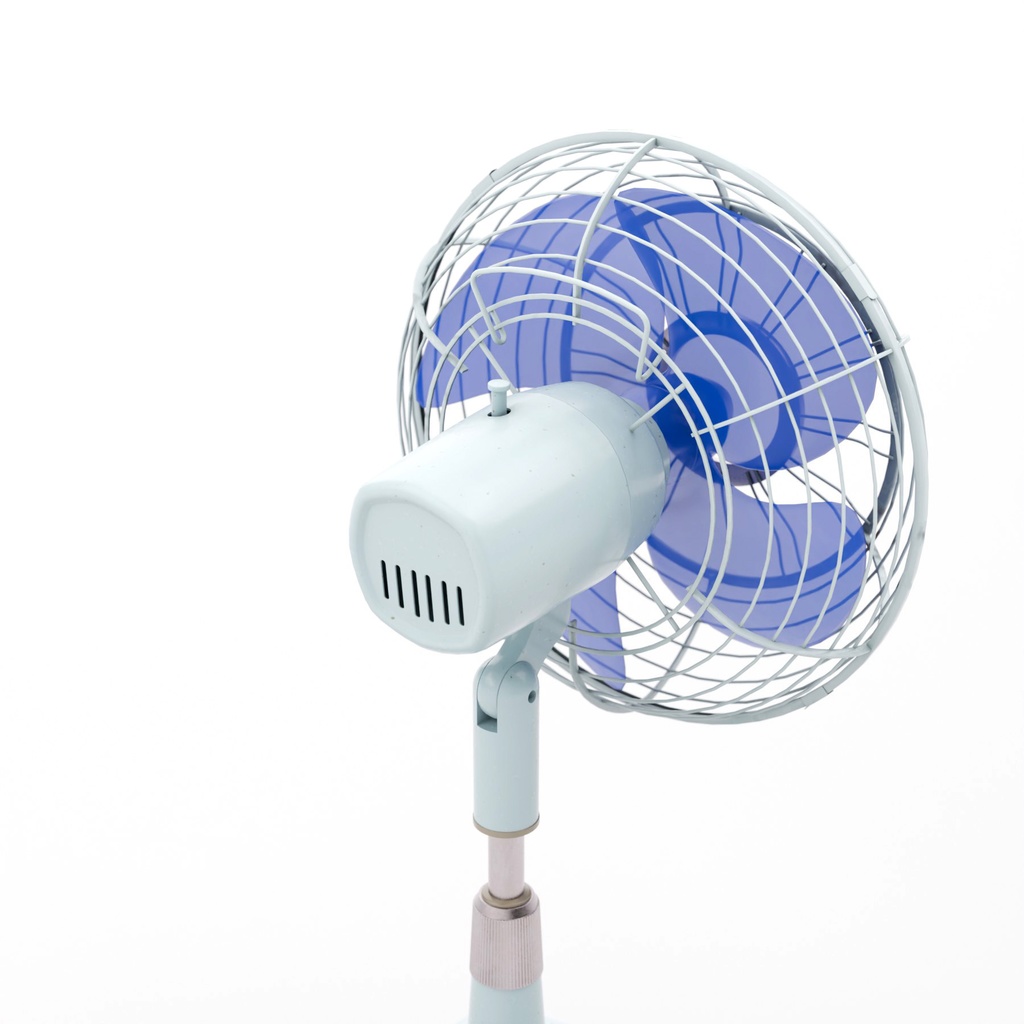 レトロな扇風機とエアコン【3Dモデル】