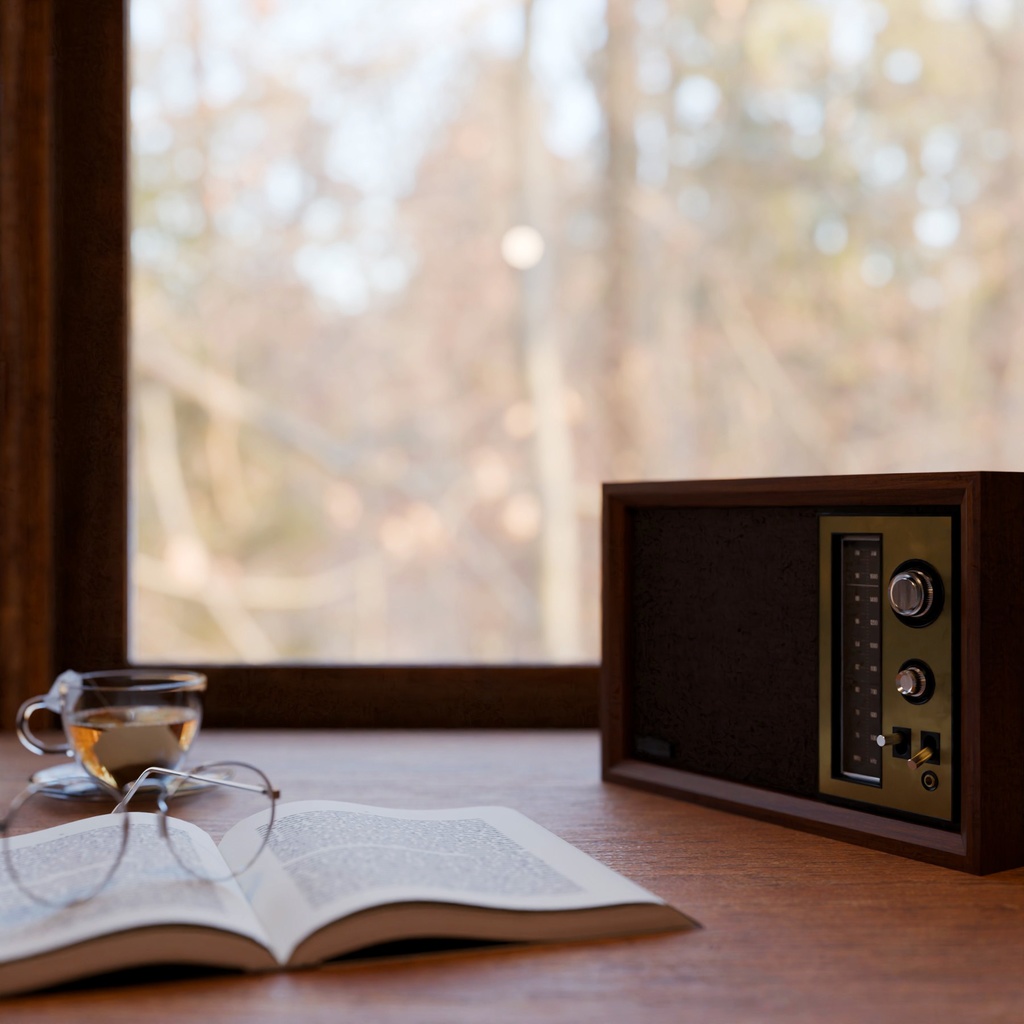 レトロなテレビとラジオ【3Dモデル】