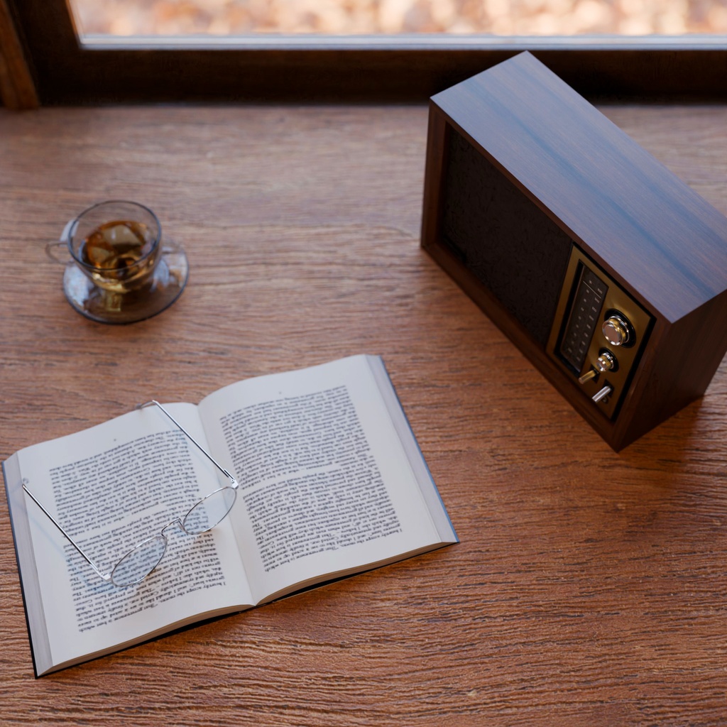 レトロなテレビとラジオ【3Dモデル】