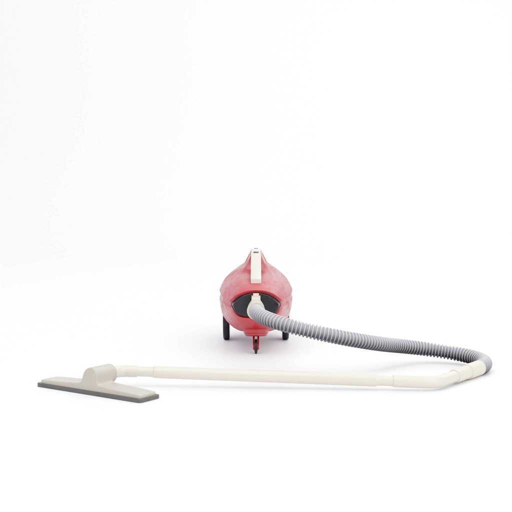 レトロな炊飯器とポットと掃除機【3Dモデル】