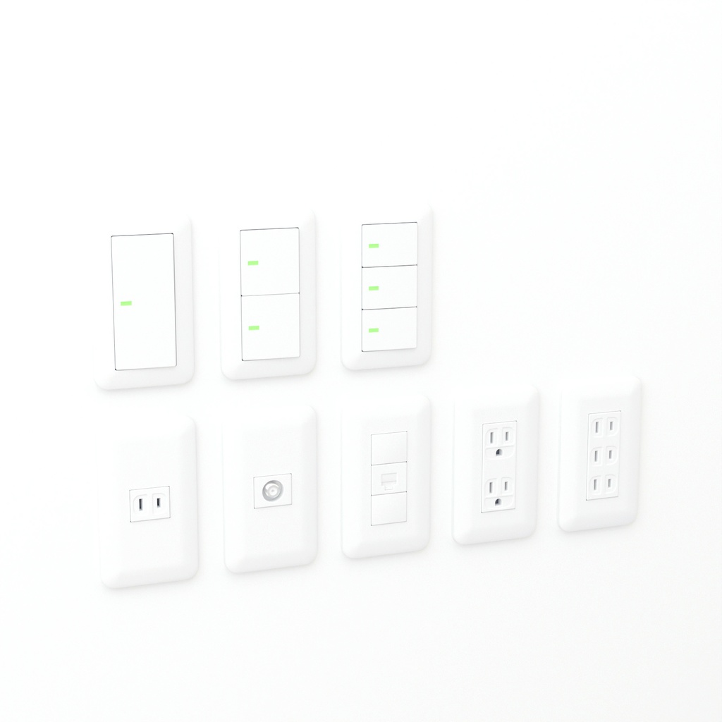 コンセント・スイッチ【3Dモデル】