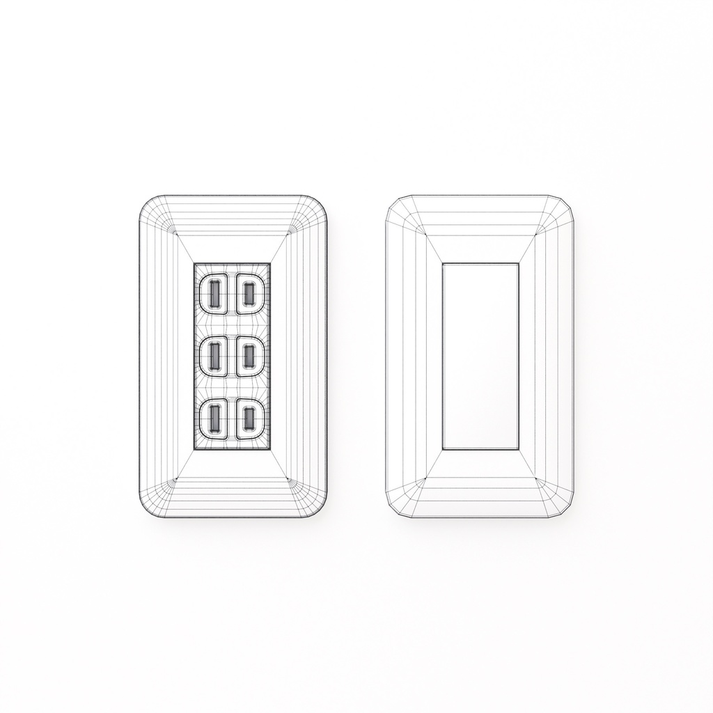 コンセント・スイッチ【3Dモデル】