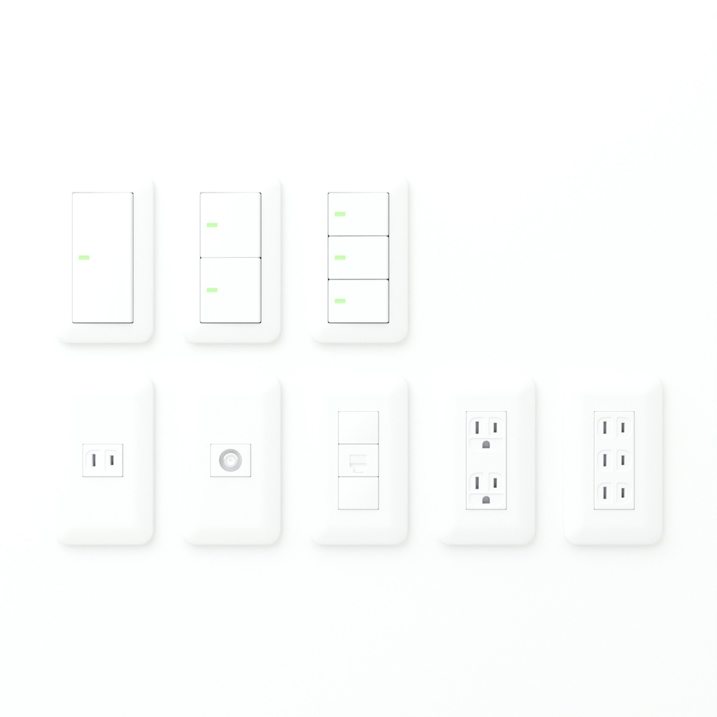 コンセント・スイッチ【3Dモデル】