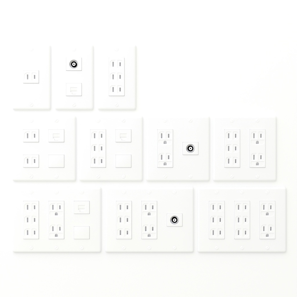 レトロなコンセント・スイッチ【3Dモデル】