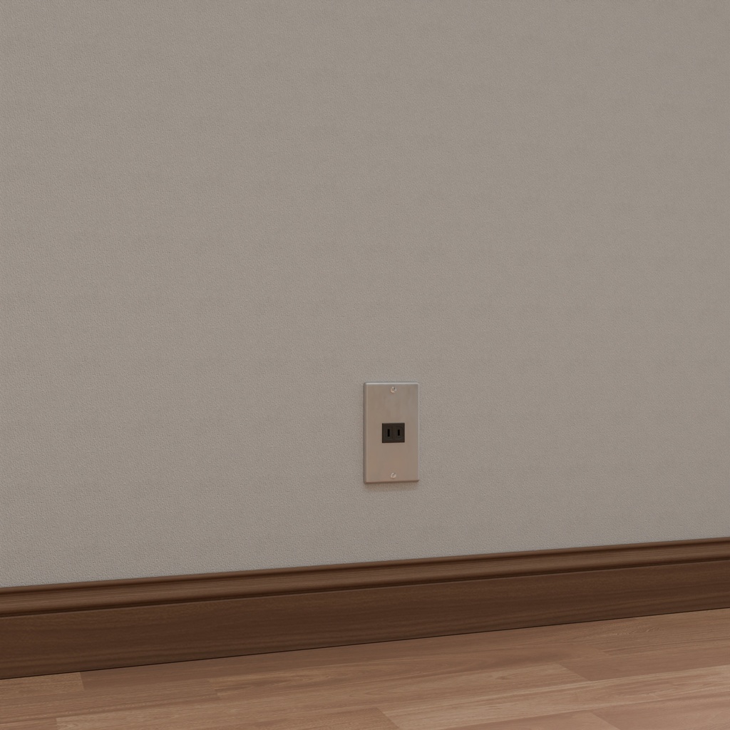 レトロなコンセント・スイッチ【3Dモデル】