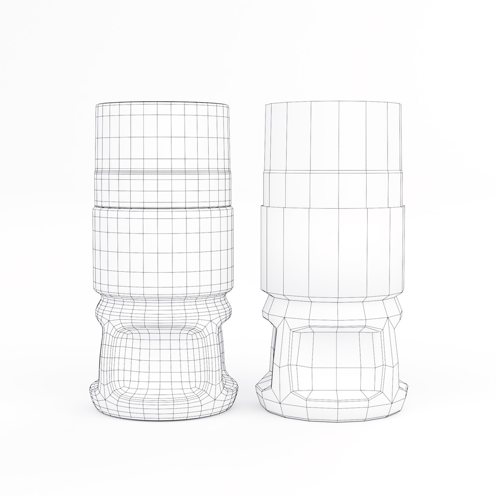 ソース、爪楊枝、七味入れ【3Dモデル】