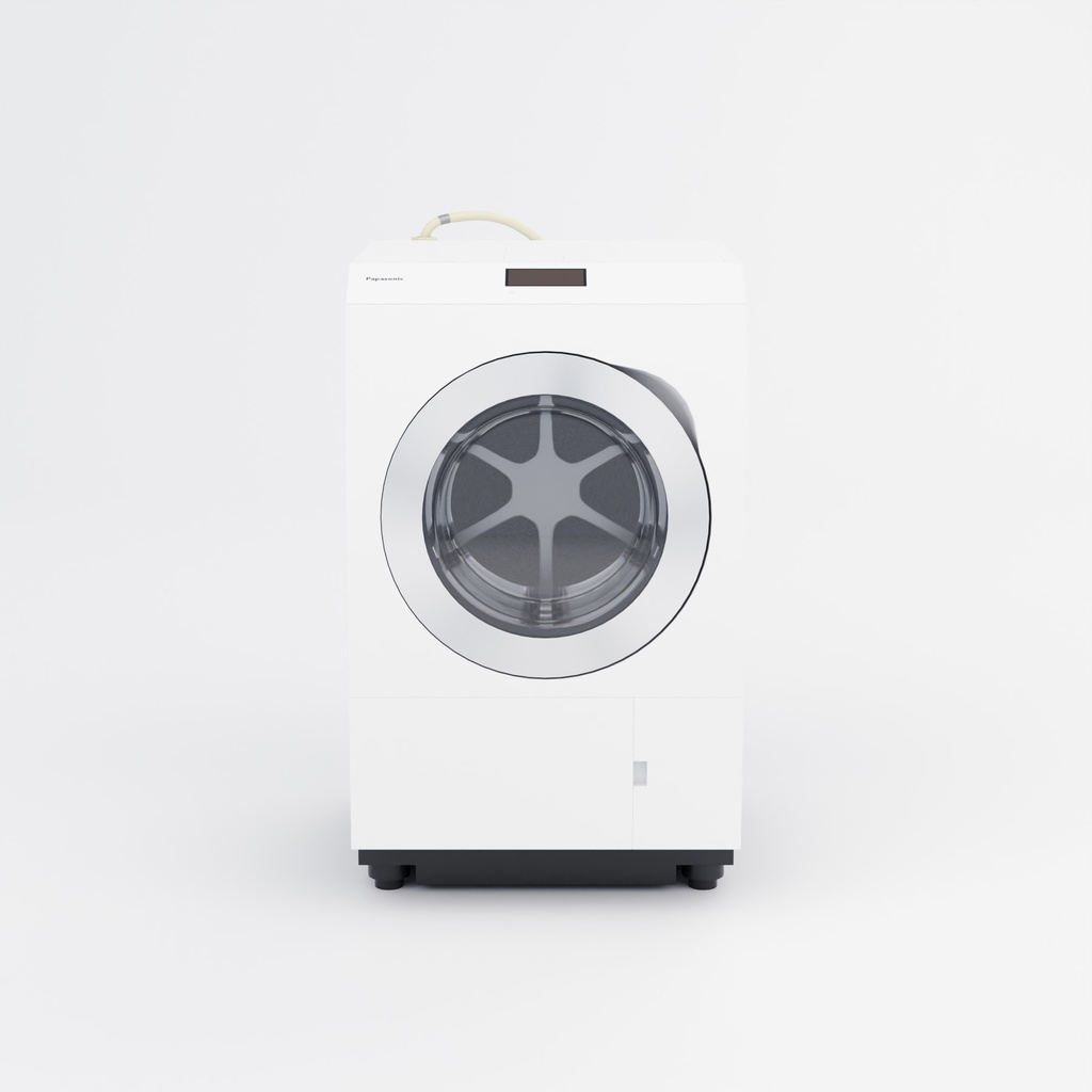 ドラム式洗濯機【3Dモデル】Front Load Washing Machine