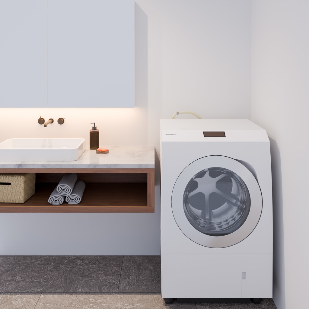 ドラム式洗濯機【3Dモデル】Front Load Washing Machine