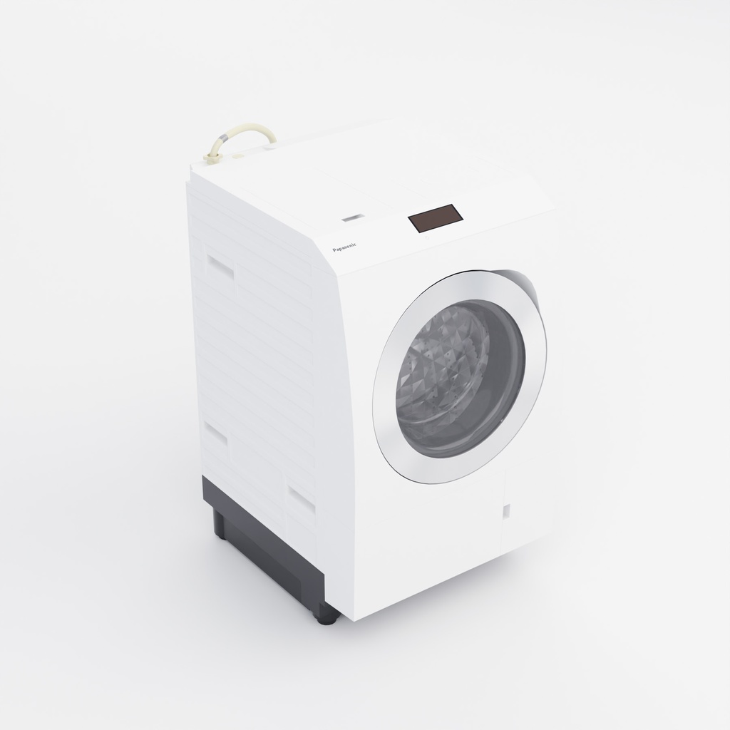 ドラム式洗濯機【3Dモデル】Front Load Washing Machine