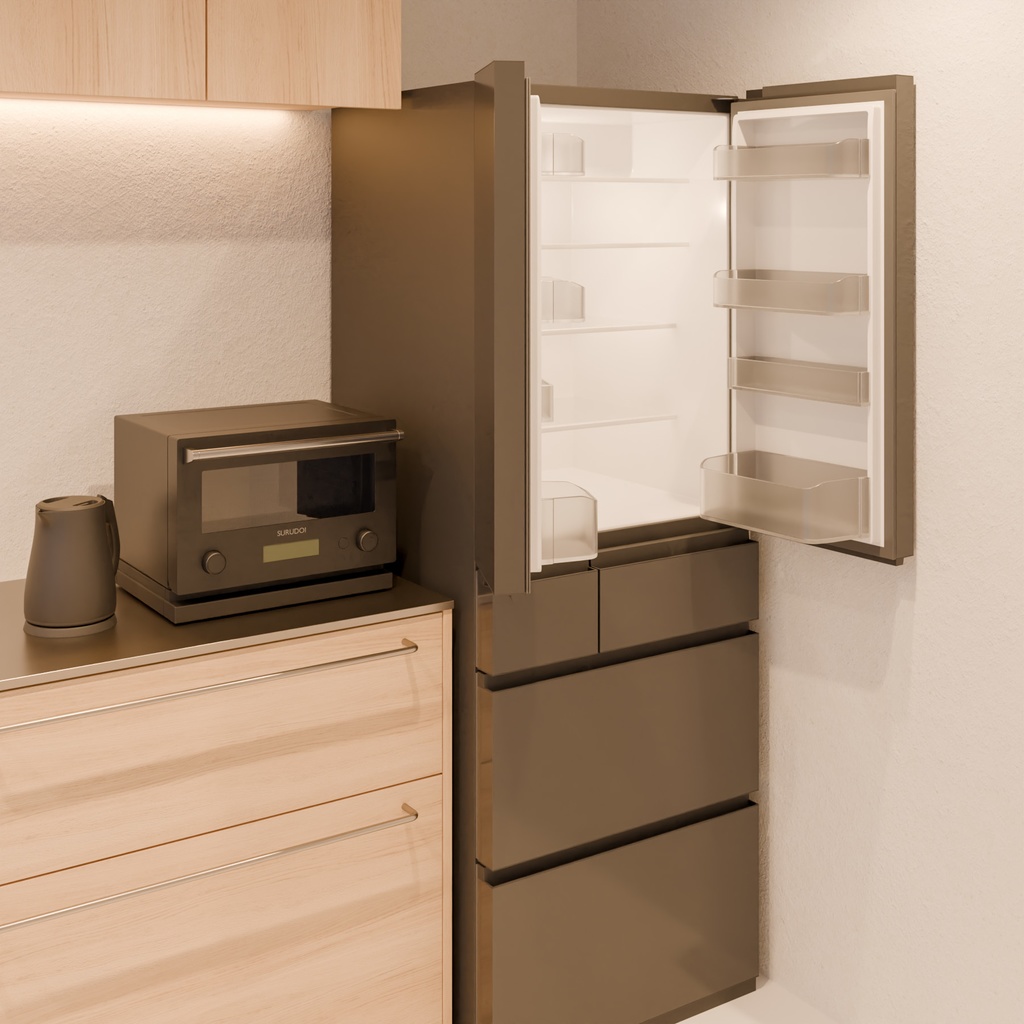 冷蔵庫【3Dモデル】