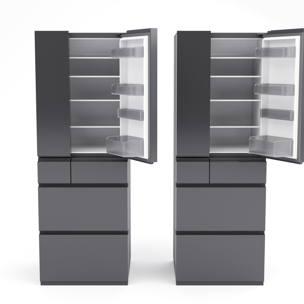 モダンな家電セット【3Dモデル】